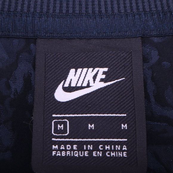 NIKE Full Zip Jacquard Navy Jacket - Picture 3 of 7